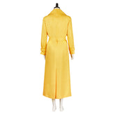 The Substance (2024) Elisabeth Yellow Coat Jacket Outfits Cosplay Costume